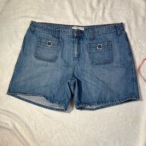 3 for $20. Tommy Hilfiger Old Style Rare shorts packets cute metal detail sz 18